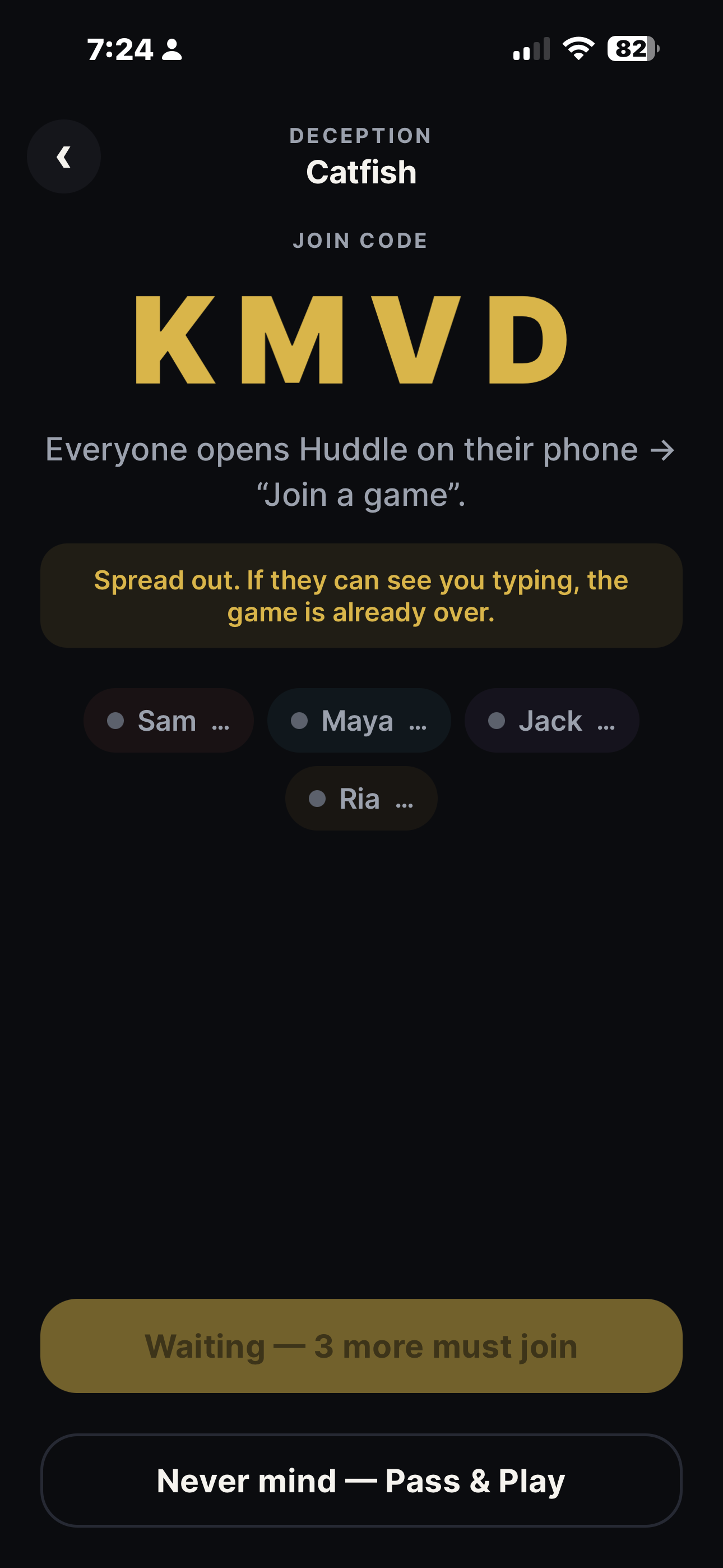 Huddle - Party Games screenshot 4