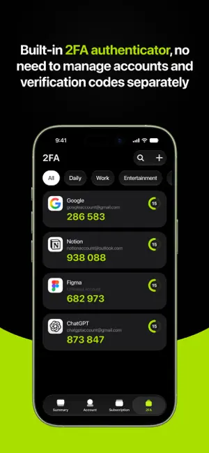 Otterkey：Password 2FA Manager screenshot 4
