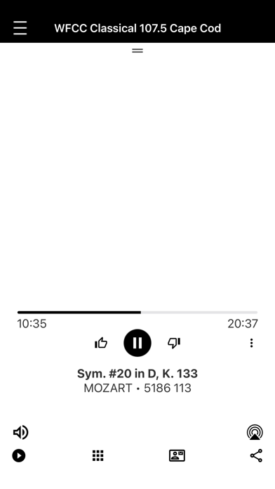 Cape Classical 107.5 - WFCC Screenshot