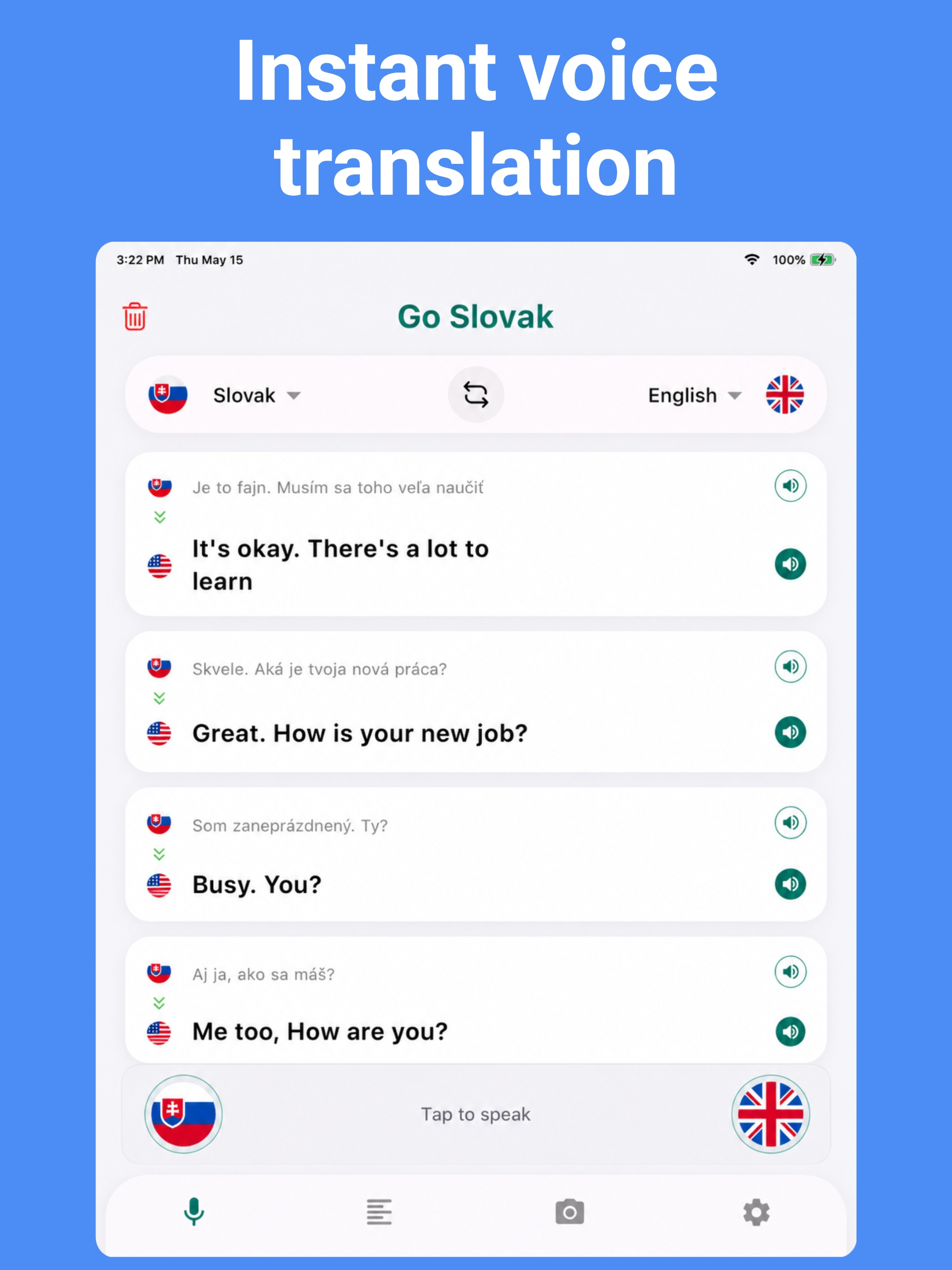 Slovak Translator: Voice