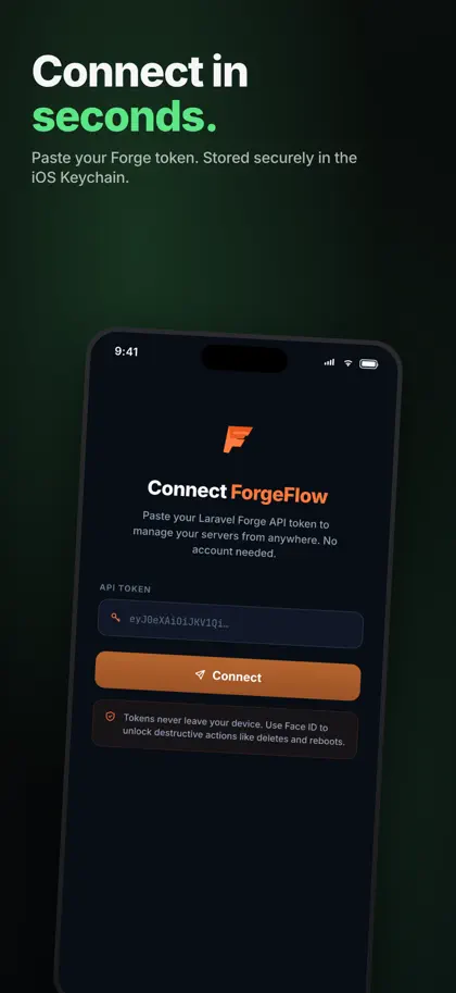 Screenshot 6 di 6 di ForgeFlow for Laravel Forge
