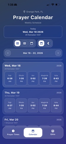Prayer Times - Full Athan Screenshot 3 of 10