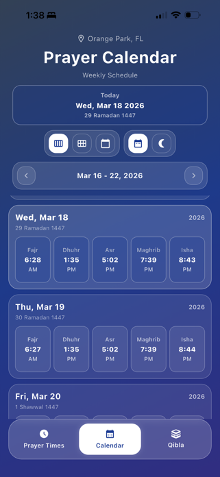 Prayer Times - Full Athan Screenshot 3 of 10