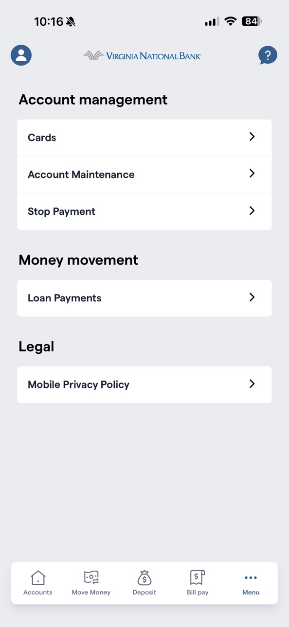 iPhone screenshot