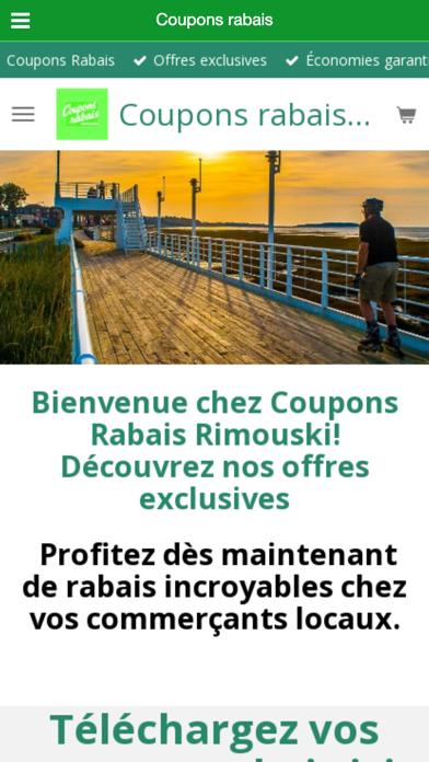 Coupons rabais Rimouski Screenshot
