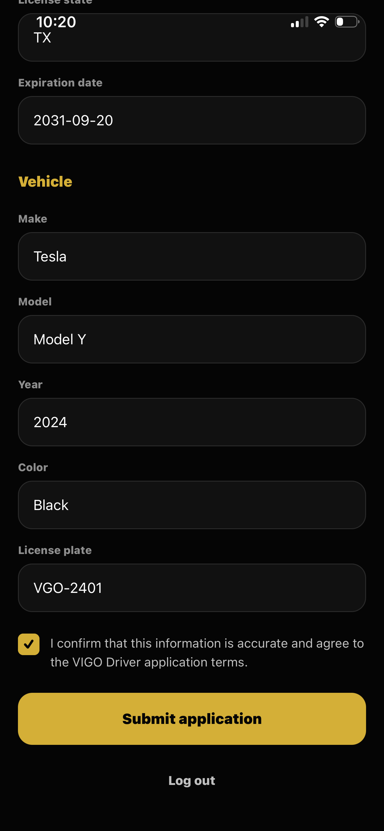 VIGO Driver Pro screenshot 3