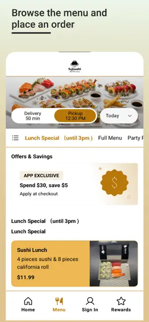 Fuji Sushi MN screenshot 2