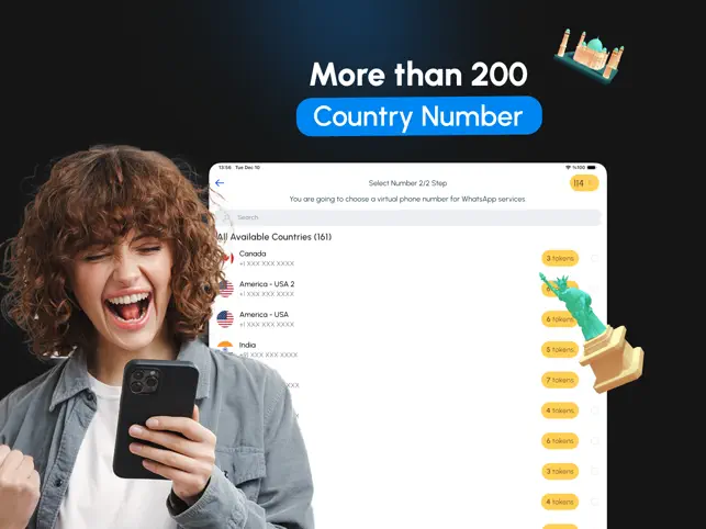 Números virtuais SMS GetCode_3