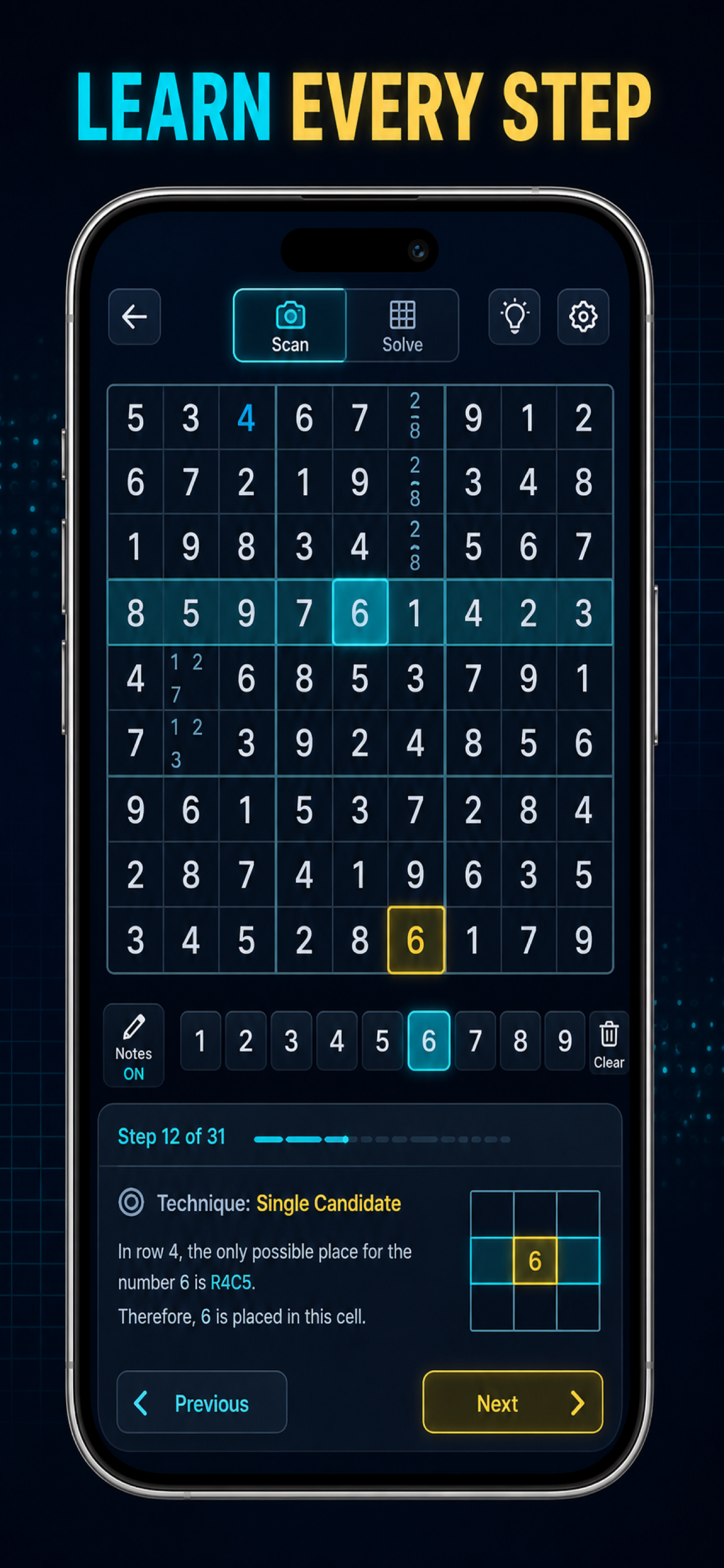 Sudoku Solver: Scan & Solve screenshot 3