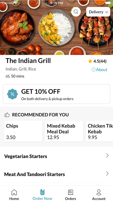 The Indian Grill Screenshot