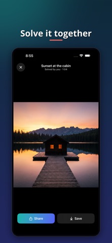 PuzzPic: Photo Puzzle Maker iPhone screenshot