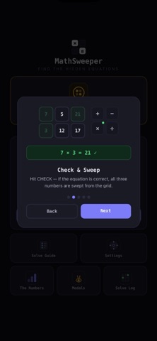MathSweeper screenshot