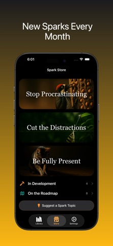 Sparked: Daily Habit Coach screenshot