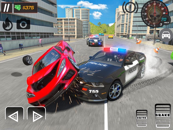 Screenshot #5 pour Police Chase Car Driving 3D