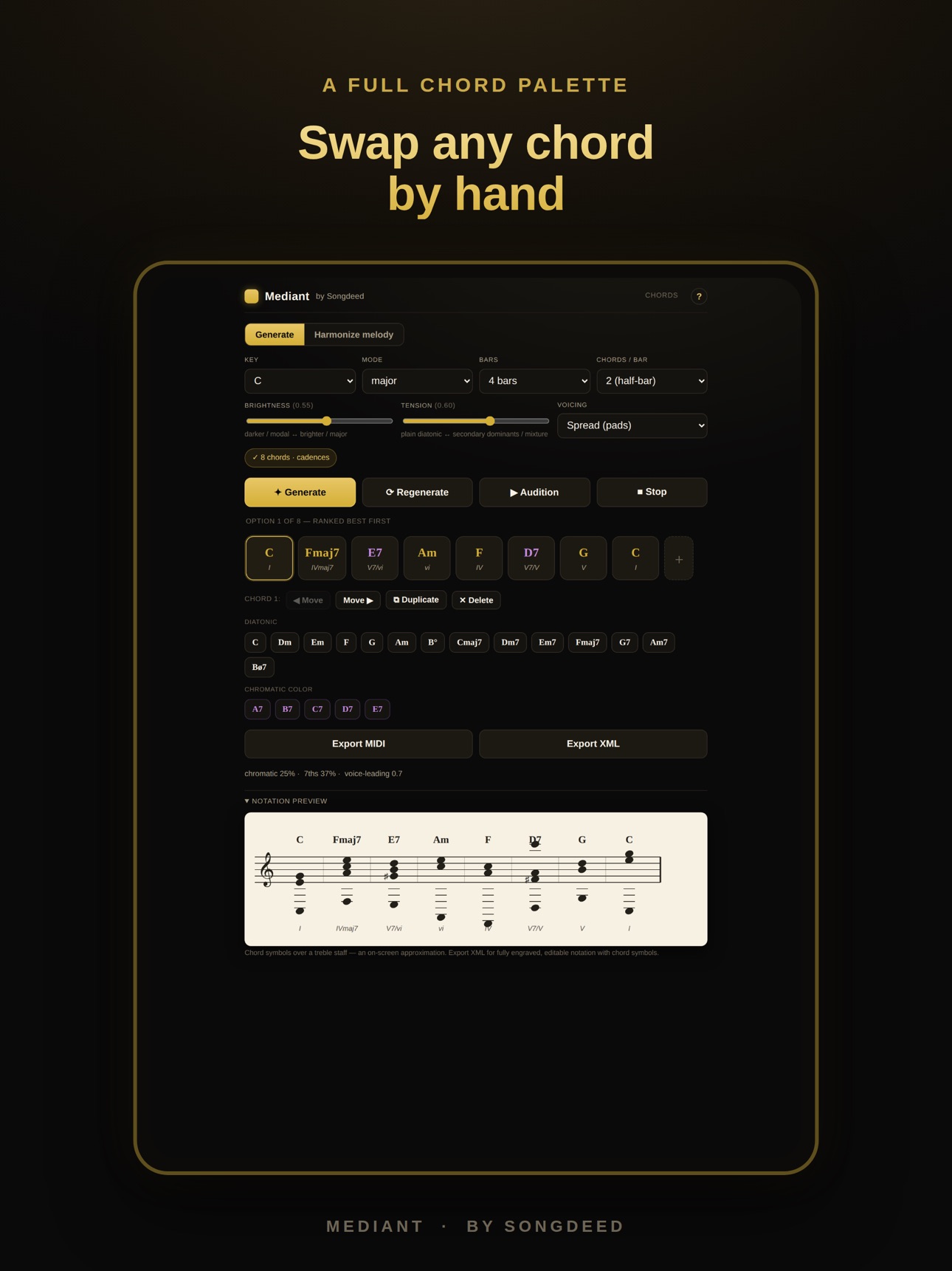 Screenshot 8 of Mediant: Chords & Harmonize