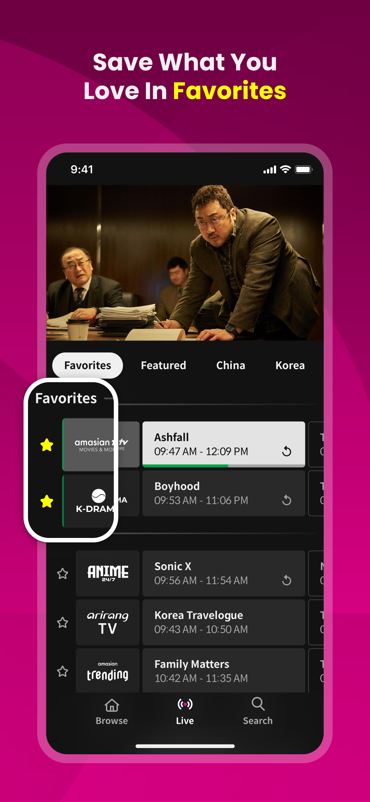 Amasian TV: Live TV & Movies