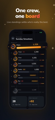 Rivals: Padel Scores & Stats iPhone screenshot