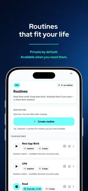 LifeNest: Gentle Routines screenshot 3
