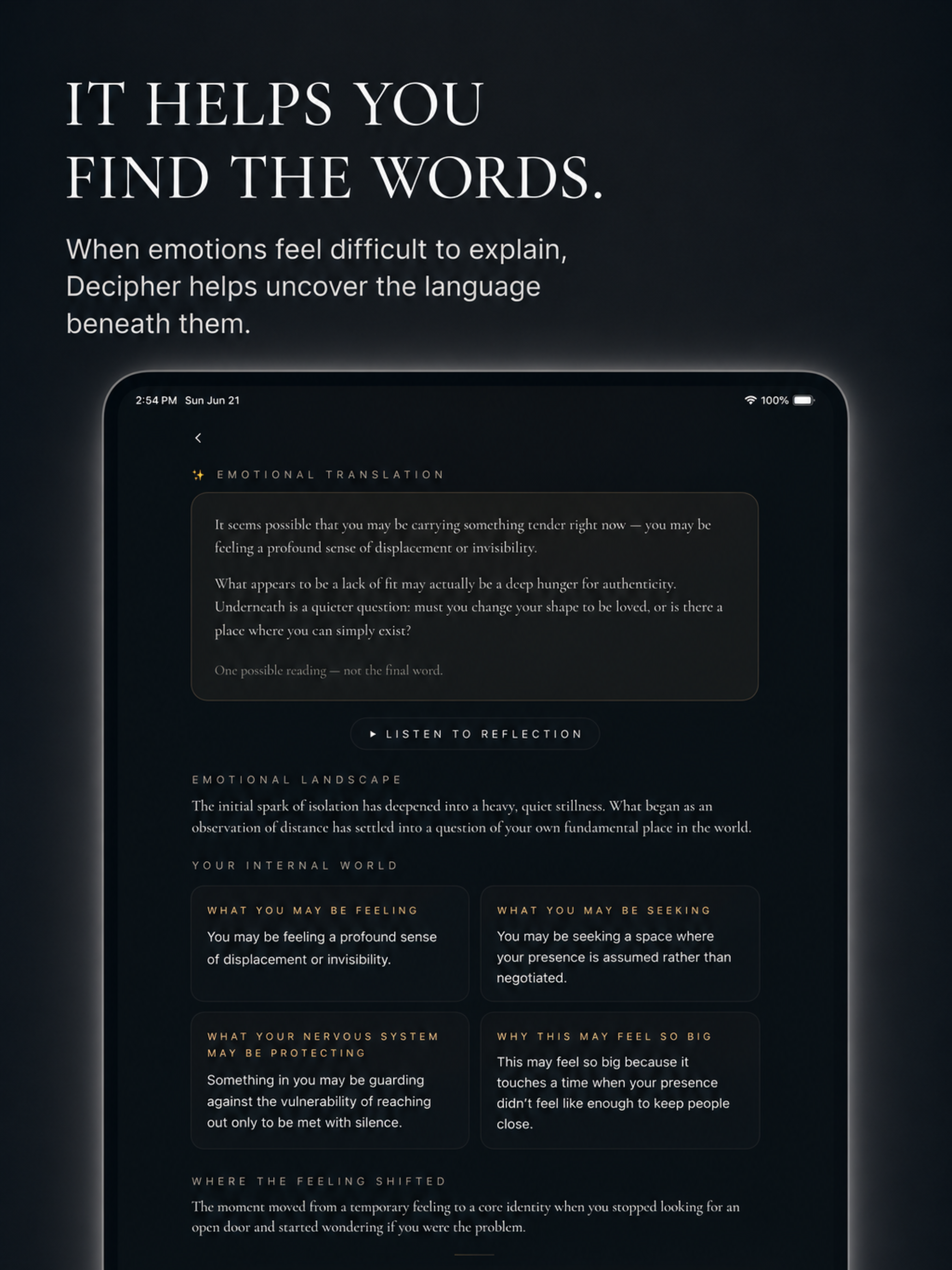 Decipher: Emotional Clarity screenshot 12