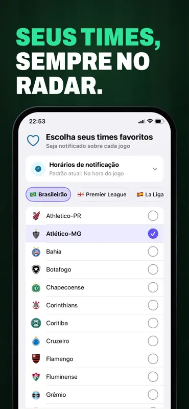 Futebol Hoje: Onde Vai Passar screenshot 5 of 10