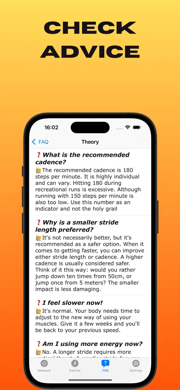 Screenshot #3 pour Cadence coach: jogging help