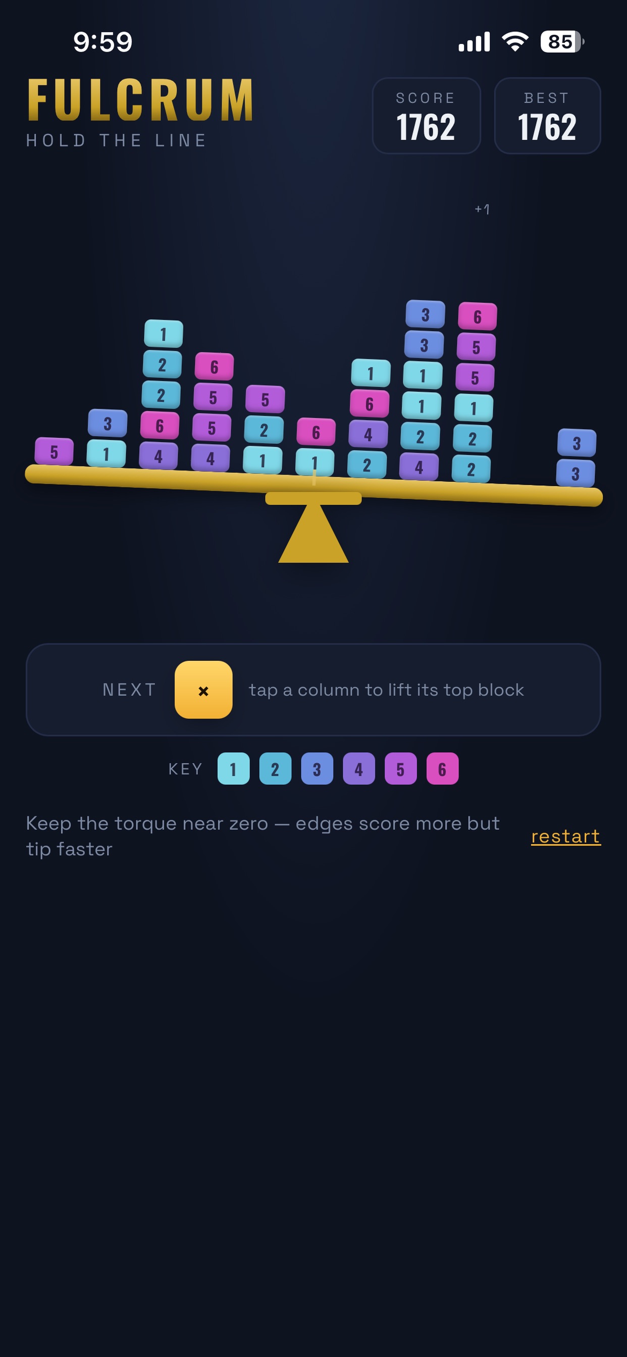 Screenshot 3 of Fulcrum: Balance Beam