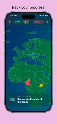 Point the Country iPhone screenshot