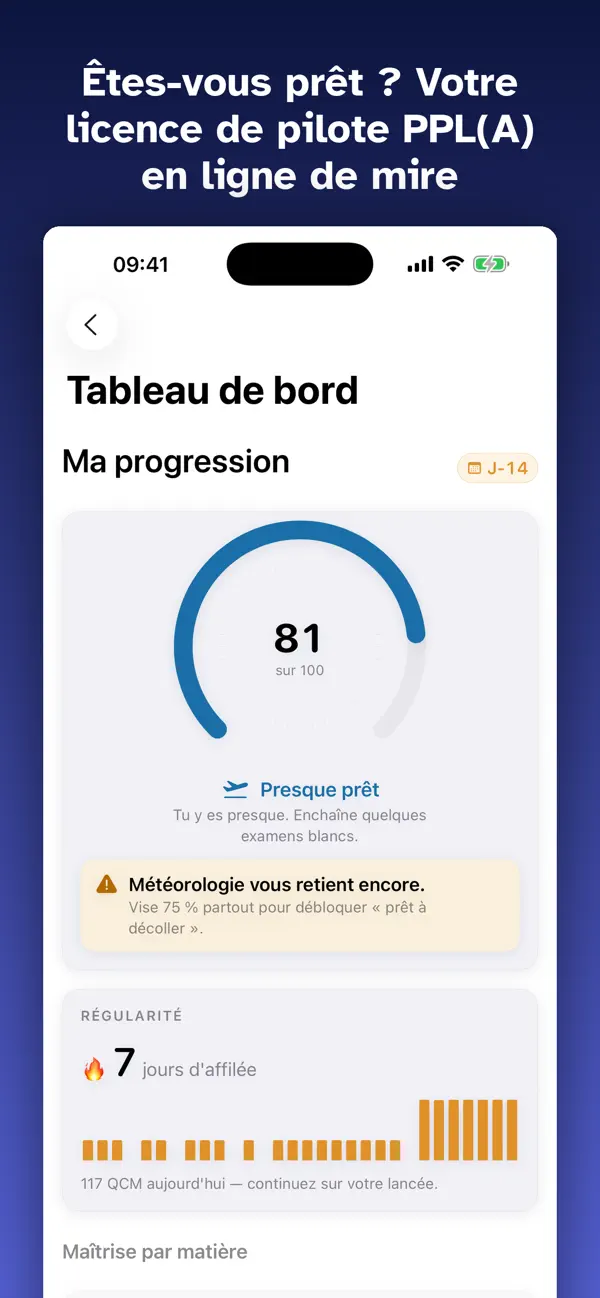Screenshot #1 pour PPL Théorique : Examen QCM