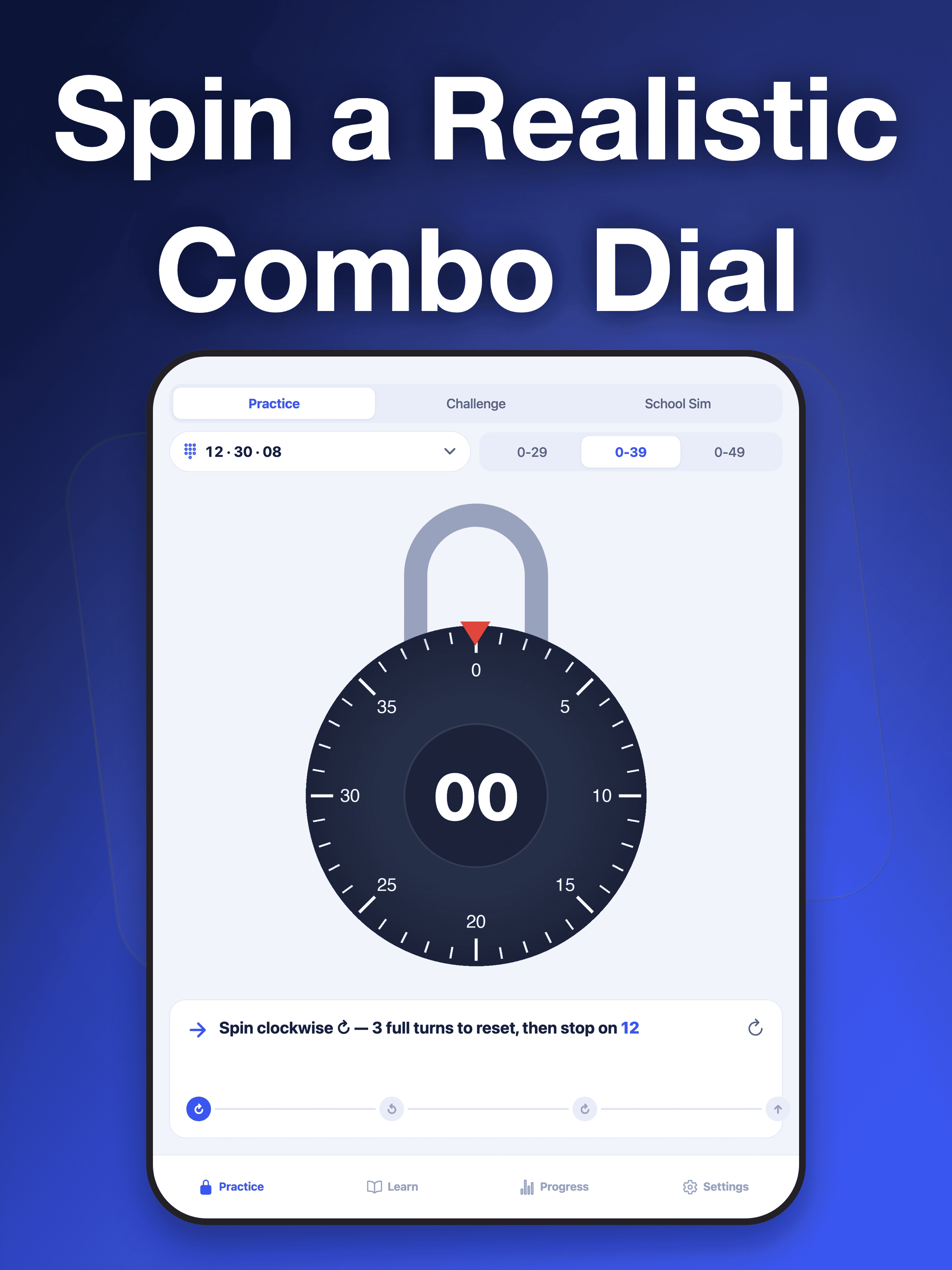 Locker Practice: Dial Lock screenshot 6
