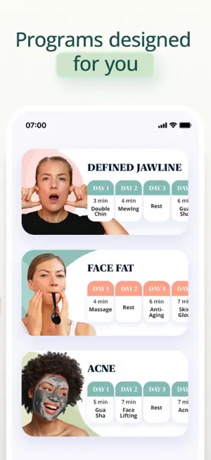 Luvly: Face Yoga Exercises screenshot 3