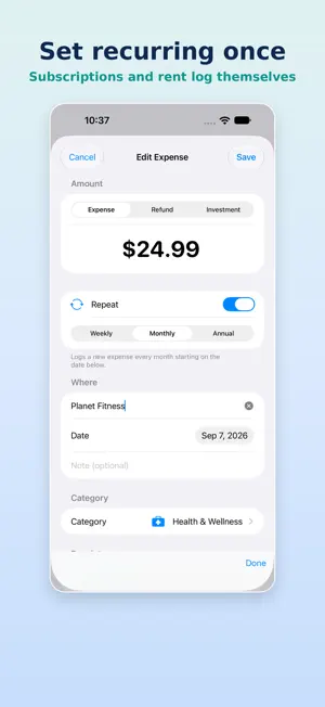 SpendCheck: Expense Tracker screenshot 2