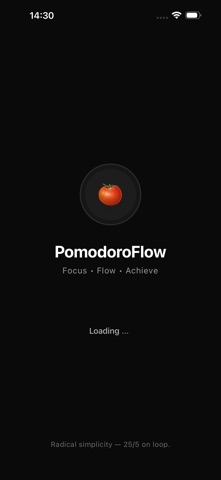 PomodoroFlow screenshot