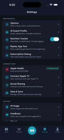 MaximumFit: Home Gym Tracker screenshot