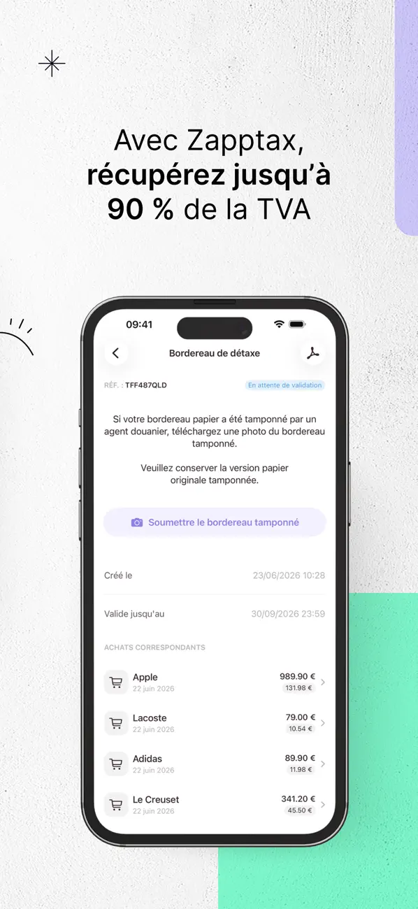 Screenshot #3 pour Zapptax - La détaxe facile
