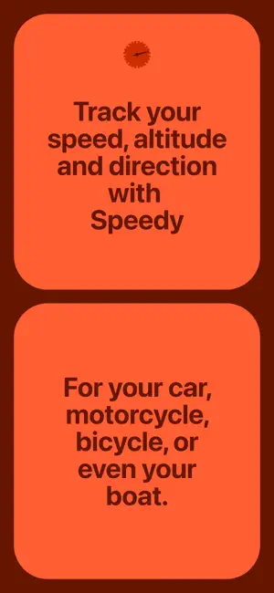 Speedy: Minimal Speedometer screenshot 1
