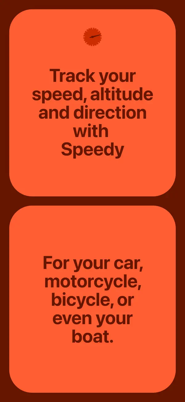 Screenshot #1 pour Speedy: Minimal Speedometer