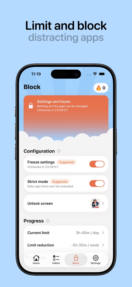 HourBack - Screen Time screenshot 3