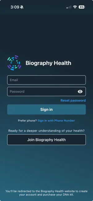 Biography Health screenshot 1