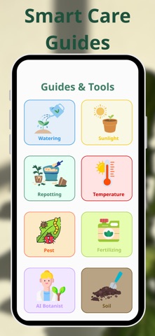 Plant Care app • screenshot