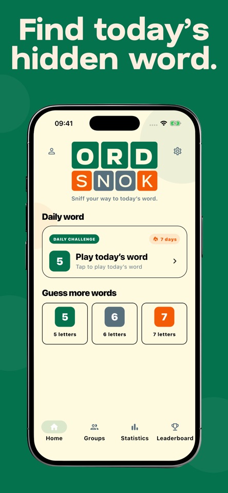 Ordsnok: Daily Word Puzzle screenshot 1