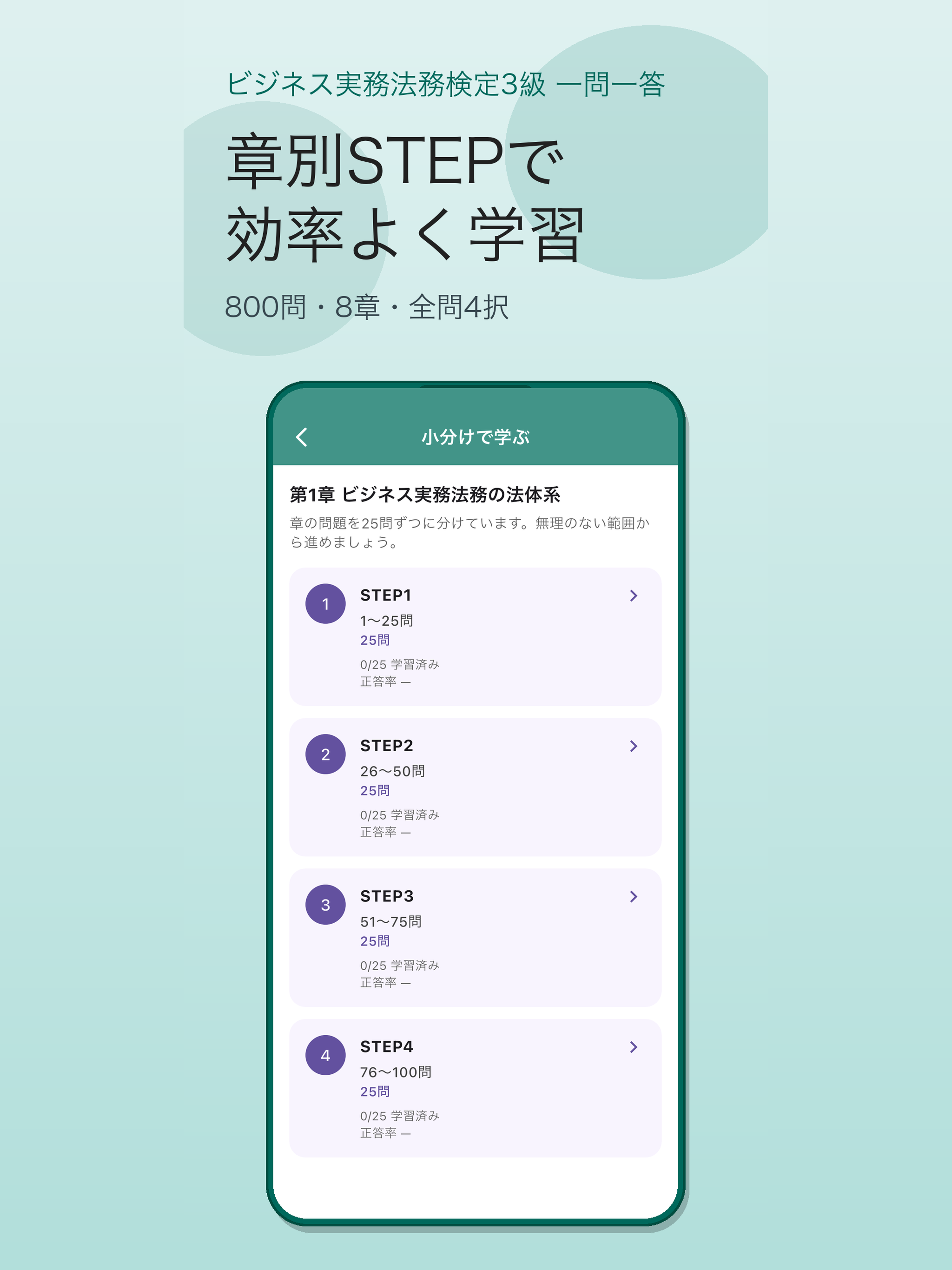 ビジネス実務法務検定3級 一問一答｜試験対策 screenshot 9