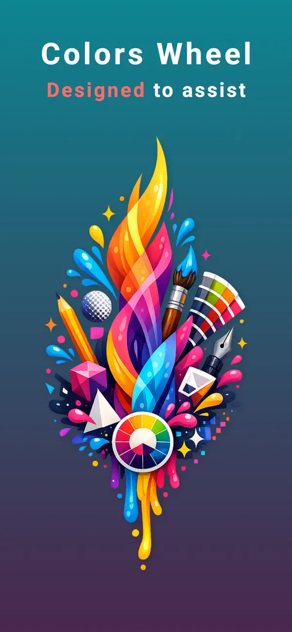 Screenshot #1 pour Palette couleurs RGB CMYK HSL