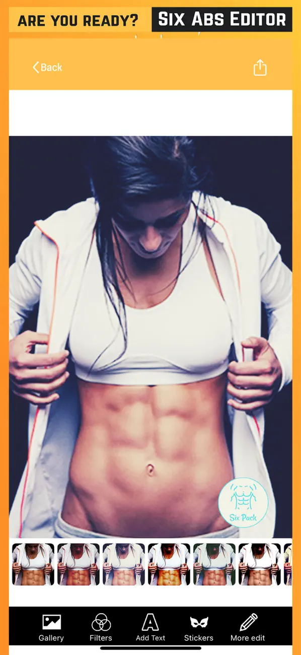 Screenshot #1 pour SixPack Studio Cam : BodyBoost