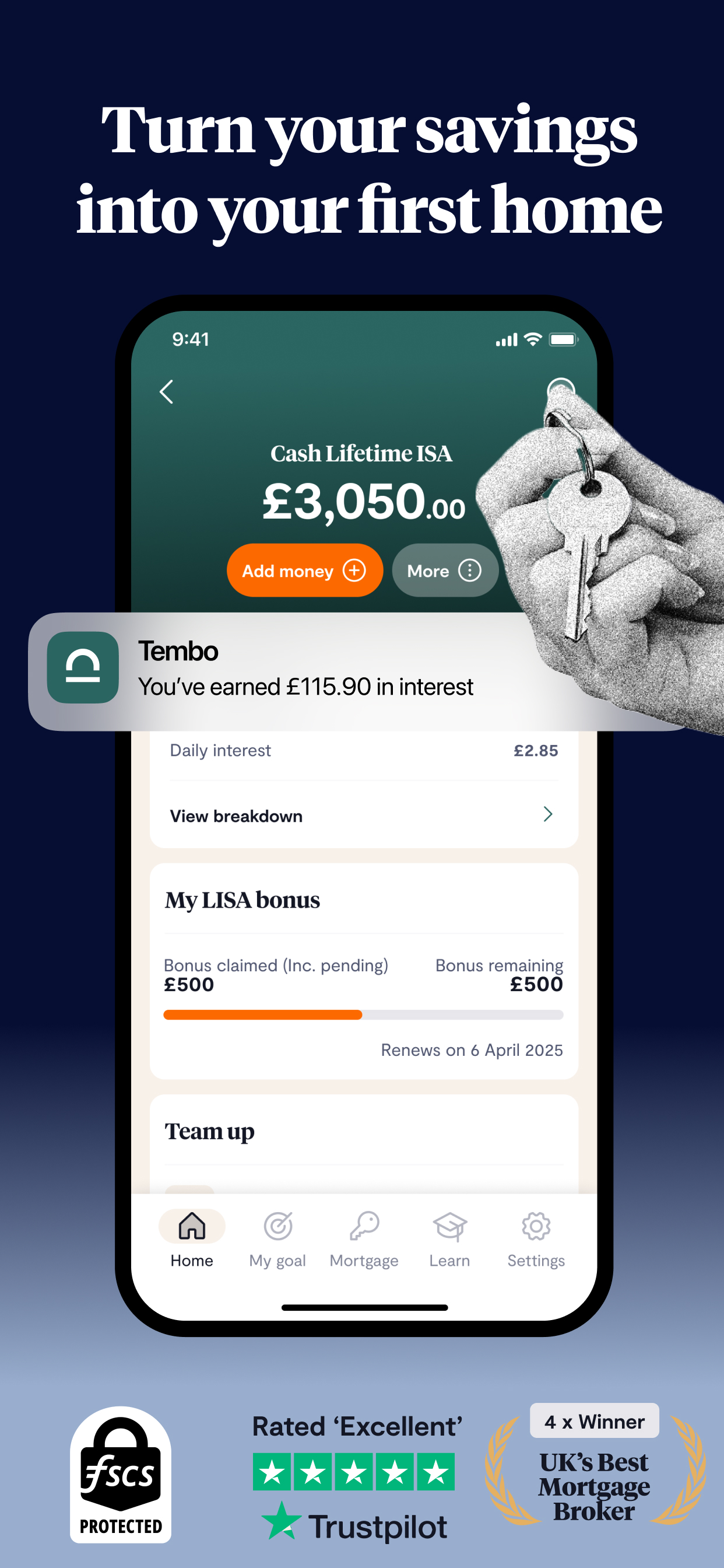 Tembo - Savings and mortgages