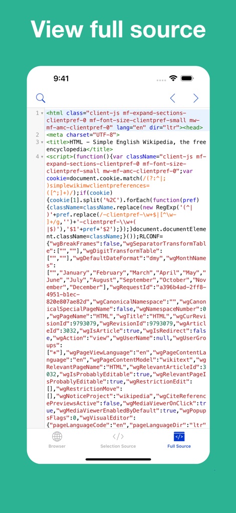 View Selection Source - Utilities App | MWM