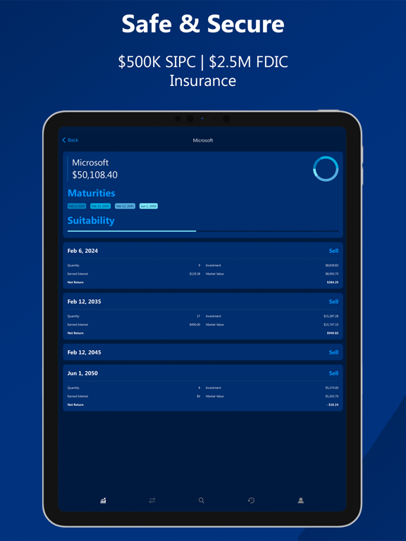 Silo Markets: Points On Stocks iPad screenshot 4 - Finance app