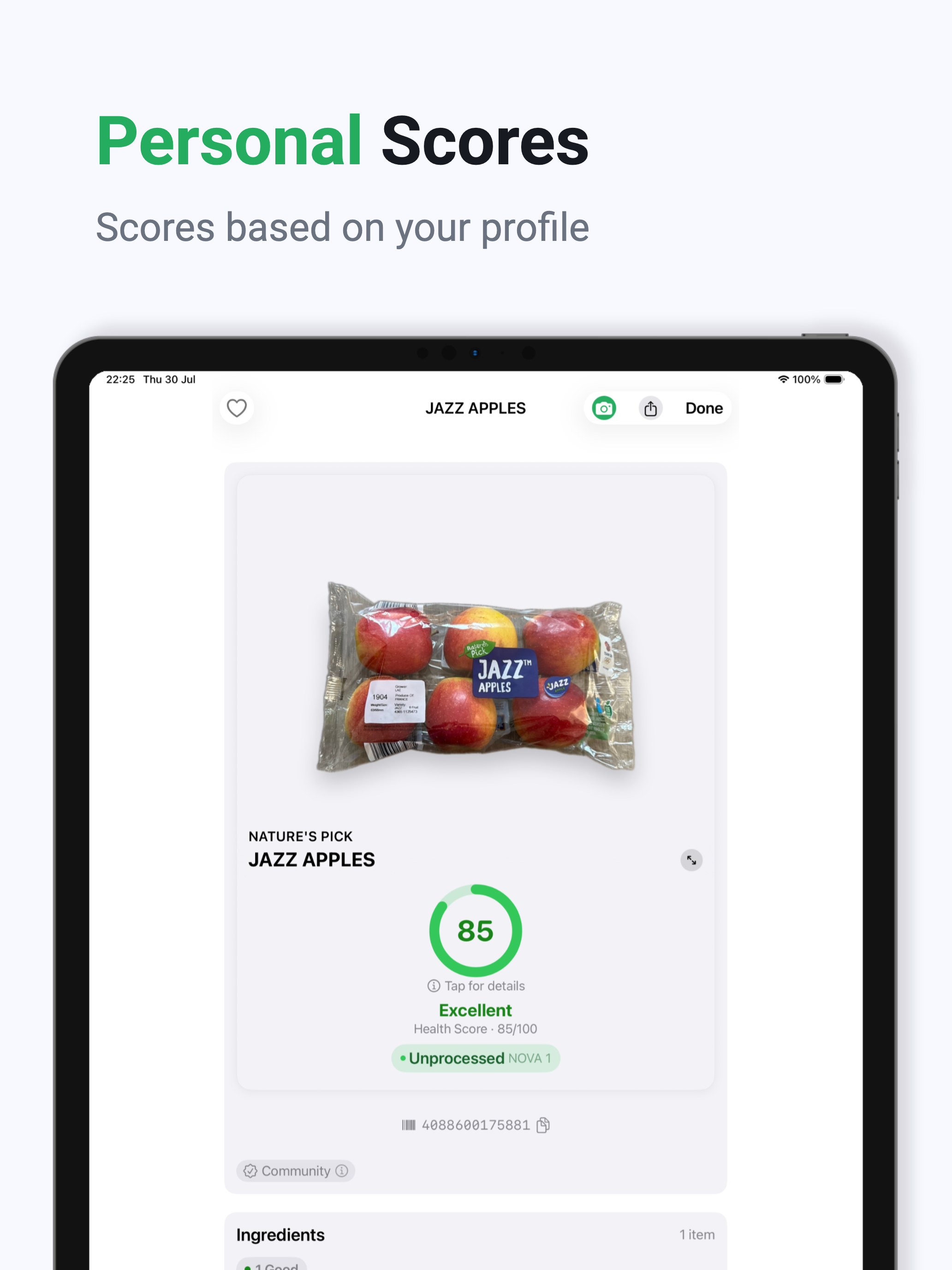 Cull: UPF & NOVA Food Scanner screenshot 12