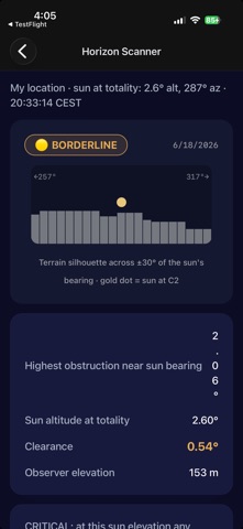 Total Solar Eclipse 2026 iPhone screenshot 10