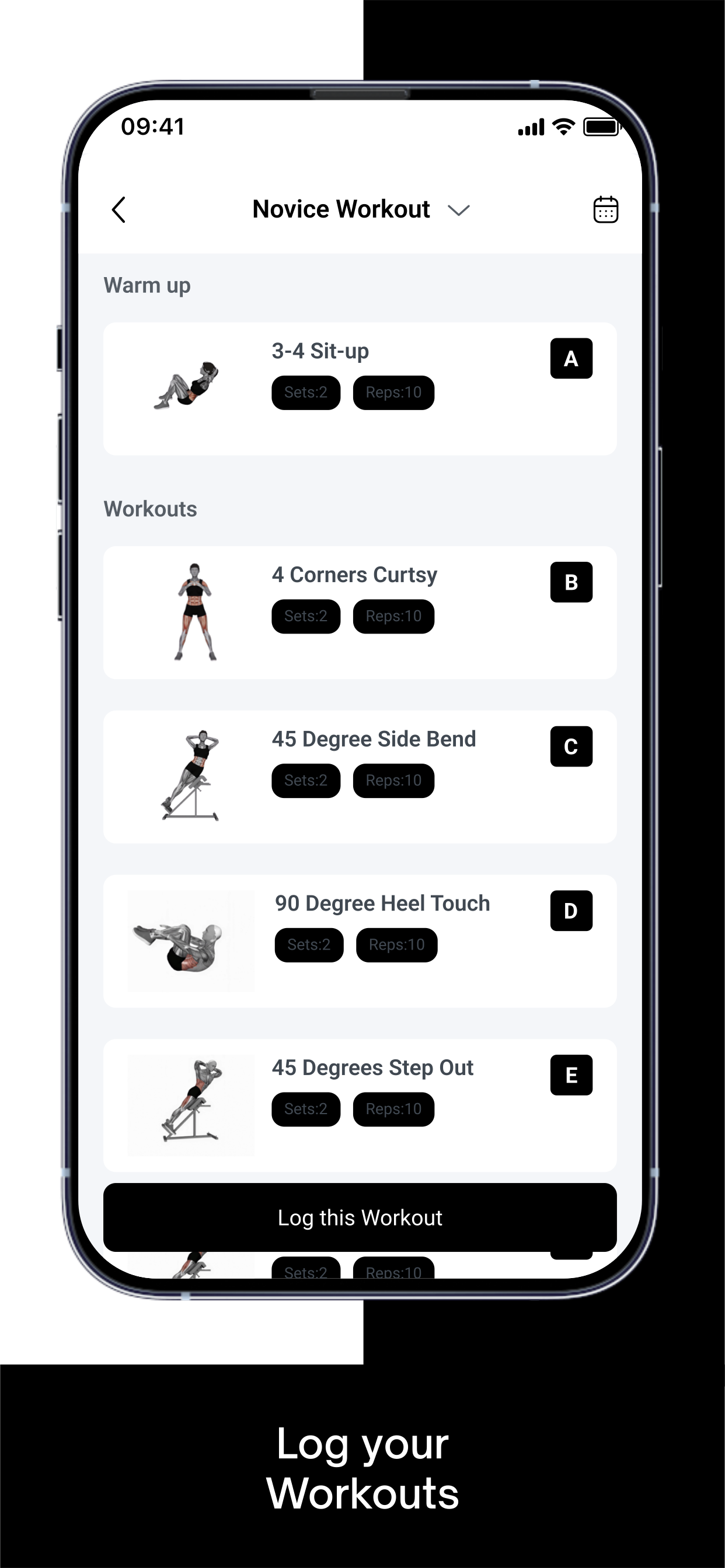 BBFIT screenshot 2