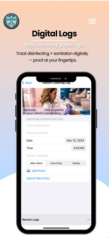 Salon Safety App iPhone screenshot